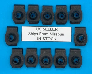(Bag of 12) 3/8-16 Extruded U-Nut Short Clip Ford Chevy Fender Hood Frame Panel - Picture 1 of 9