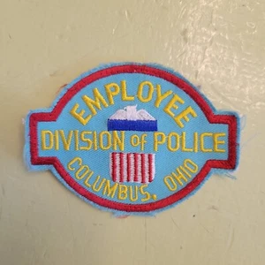 Columbus Ohio Division of Police Shoulder Patch Blue Red Yellow Preowned - Picture 1 of 4