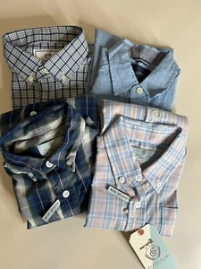 Boys Southern Tide Nautica Size S (6-7) Plaid Button Up Long Sleeve Shirts (4) - Picture 1 of 9
