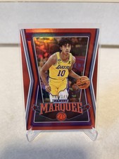 2022 Panini Chronicles Red Marquee Max Christie Rookie Card /149 LA Lakers .254