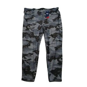Reebok Camo-Print Leggings Womens 4X Plus Size Black Workout Ready $45 - Picture 1 of 7