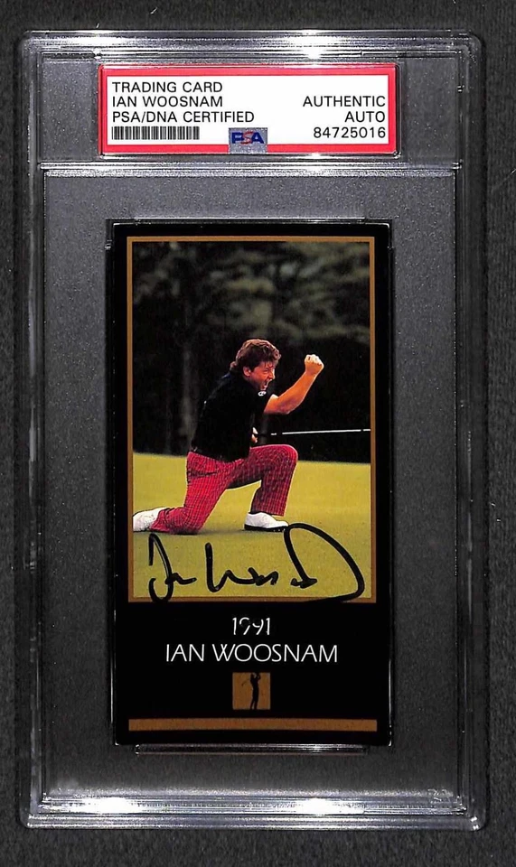 Ian Woosnam "1991 Masters" 1993 Grand Slam Champions Golf Signed Rookie Card PSA - Image 1 of 2