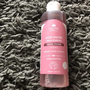 Nature Spell Pure Rose Water Facial Toner 200 ml - Restores Skin Ph Balance - Picture 1 of 2
