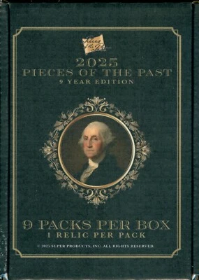 2025 Super Break Pieces of the Past 9 Year Edition Series 1 Factory Sealed Box - Image 1 of 2