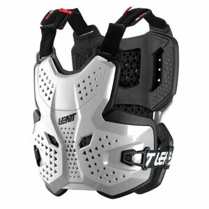 NEW LEATT 3.5 CHEST PROTECTOR WHITE ADULT ROOST MOTOCROSS BODY ARMOUR BMX MTB