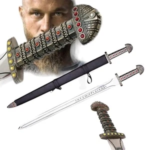 Viking Sword of Kings Lothbrok Ragnar Bjorn with scabbard viking limited Edition - Picture 1 of 9