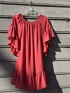 Vestido corto gratuito rojo mercado negro de la Casa Blanca talla XXSP - Imagen 1 de 2