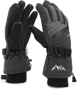 Skihandschuhe für Herren Damen-Winter Schneehandschuhe winddicht wasserdicht Ski Snowboot - Bild 1 von 12
