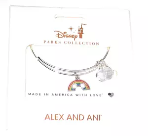 MICKEY RAINBOW Ears Icon Alex Ani Bracelet Disney Park Authentic Hope LOVE Pride - Picture 1 of 10