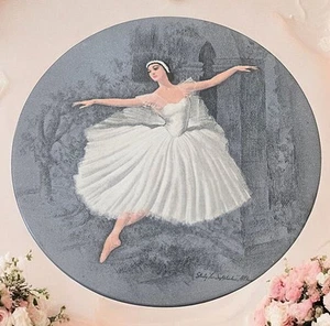 1960's Melamine Ballerina Trivit British Plastics Aust Signed Swan Lake Balet - Bild 1 von 5