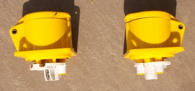 2x Waterproof Socket Outdoor Electrical Cable Connectors Network Plugs Type 313 - Image 1 of 3