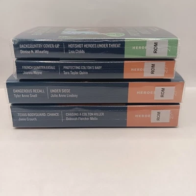 4x Mills & Boon Heroes Series 2-in-1 Romance Novels Book Bundle Ex-Library - Image 1 of 4