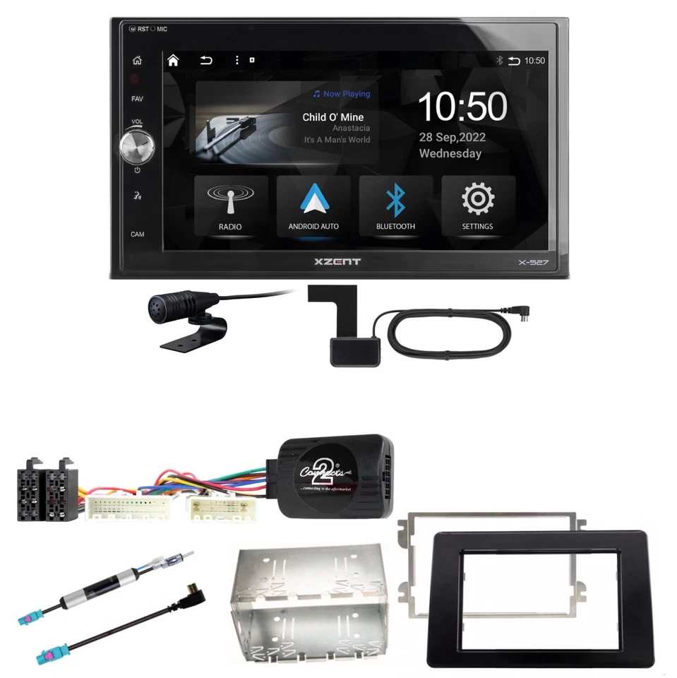 Xzent X-527 Android Auto CarPlay DAB Einbauset für Nissan NV400 ab 2019 - Bild 1 von 1