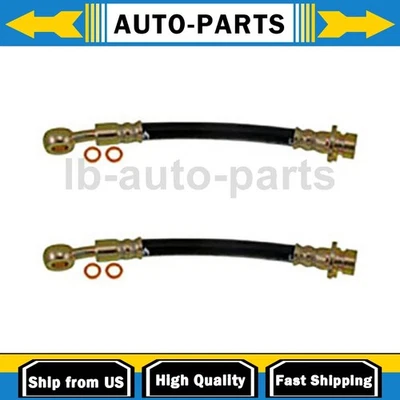 适用于本田 Pilot 2003 - 2008 Acura MDX 2001 - 2006 2x 制动软管后外 — 第 1/4 张图片