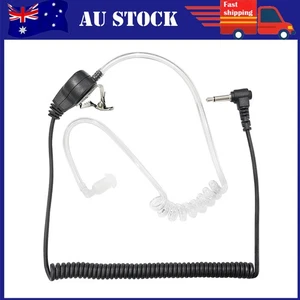 3.5mm Police Listen Only Acoustic Tube Earpiece For Speaker Microphone Lot1 - Picture 1 of 3
