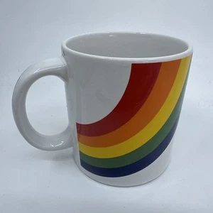 Vintage 1980s Rainbow mug cup FTD collectable coffee mug Korea stranger things - Picture 1 of 5