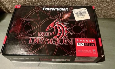 PowerColor AXRX 570 4GBD5-3DHD/OC Red Dragon Radeon Graphic Cards - Image 1 of 4