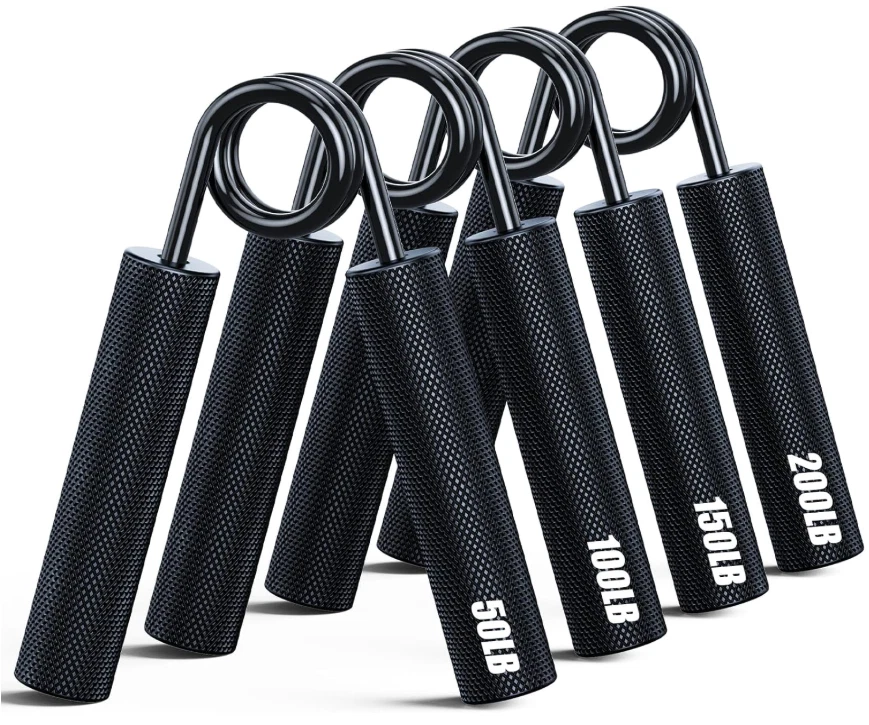 Set 4 fortalecedores de mano 50-200 lb antideslizantes para fuerza y rehabilitac Foto 1 de 4