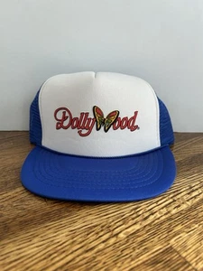 Dollywood Hat Blue Snap Back Trucker Vintage Adjustable Country Music Parton - Picture 1 of 8