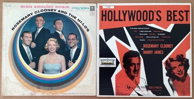 2 Rosemary Clooney LPs - Hollywood’s Best + Ring Around Rosie - Columbia MONO Foto 1 de 4