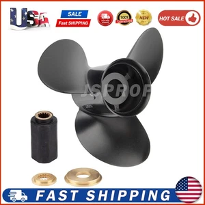 13 1/4x17 Aluminum Boat Propeller Fit for BRP,Johnson,Evinrude, 40-140HP,13Tooth - Bild 1 von 8