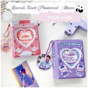 3 Inch Photo Card Holder Cream Cake Card Storage Album Cute Photo Album - Picture 1 of 11