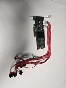 LSI 9240-8i Controller Card - ZFS FreeNAS + Sata Breakout Kabel - Bild 1 von 2