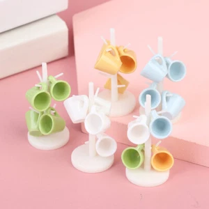 Dining Room Bar Furniture With Cup Dollhouse Wine Cups Plastic Rack Stand Ho _yi - Picture 1 of 17