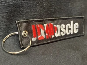 “JDMuscle” Embroidered Fabric Key Chain Tag - Bild 1 von 9