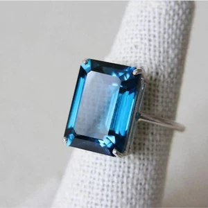 Beautiful Tanzanite Gemstone 925 Sterling Silver Ring Boho Women Gift A-709 - Picture 1 of 13