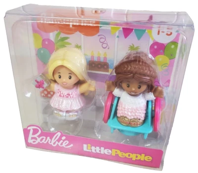 Barbie Little People. Birthday Party. Fisher Price. Friends 2 Pack. Present 2021 - Image 1 of 3