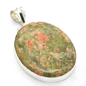 Colgante Étnico Hecho A Mano De Unakite 0.8" P 200 - Imagen 1 de 5