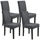 [nowy. dom] 4x pokrowiec na krzesło 42-53cm ciemnoszary pokrowiec ochronny pokrowiec na krzesło pokrowiec na krzesło