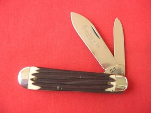 QUEEN # 18 2 BLADE WINTER BOTTOM HANDLES 1976 1 - Picture 1 of 5