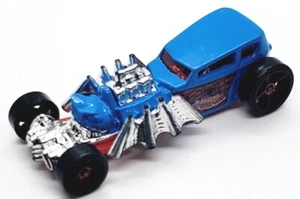 2014 HOT WHEELS MARVEL SPIDER-MAN STREET CREEPER BLUE 1:64 DIECAST 2 3/4" CAR - Picture 1 of 6