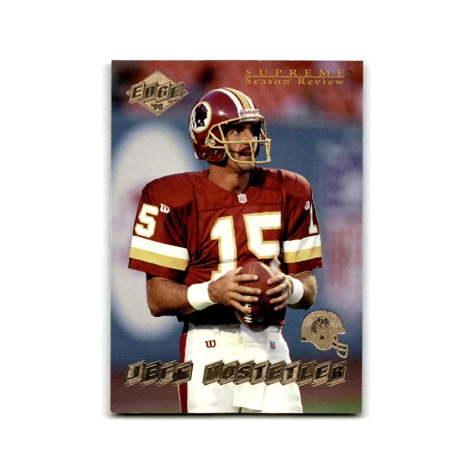 Jeff Hostetler 1998 Collector's Edge Supreme Season Review #198 Redskins NM - Image 1 of 3