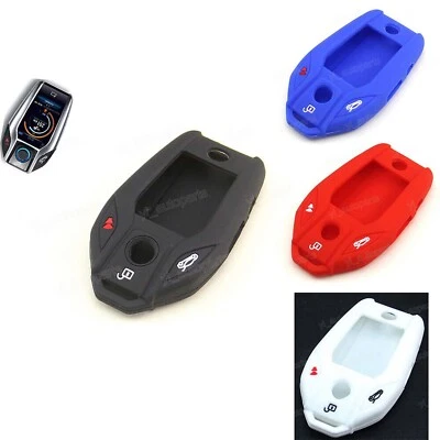 1 Funda Silicona para BMW 740i 750i Serie 5-7 Pantalla Táctil Control Remoto Llave Inteligente Foto 1 de 4