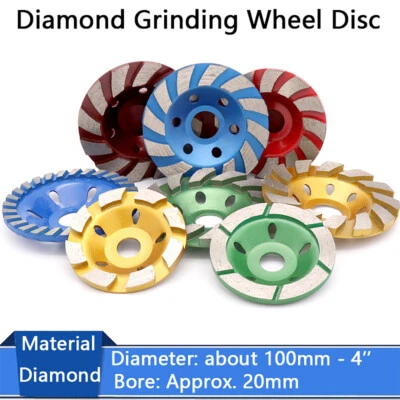 Ø 100mm Diamond Grinding Wheel Disc Cup Saw Discs Marble Concrete Granite Stone - Image 1 of 4