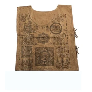 Camisa Talismán Amuleto Pha Yant LP Jat Wat Bang Krabao Templo Mantra Buda Tailandés - Imagen 1 de 2