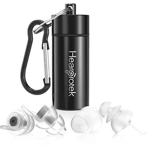 Hearprotek Ohrstöpsel zum Schlafen 2 Paar Gehörschutz Ohrstöpsel 32db & 30db ... - Bild 1 von 7