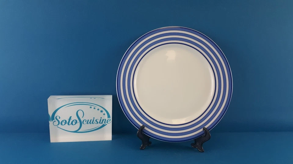 Form Marienbad Ingres Weiß blauband blau Kuchenteller - Bild 1 von 2