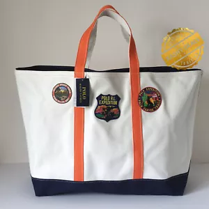 Polo Ralph Lauren Super Large Canvas Tote Bag - Picture 1 of 11