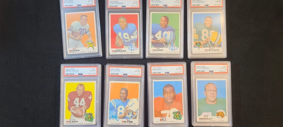 1969 TOPPS FOOTBALL NFL PSA 6 EX-MT YOU PIC U - Image 1 of 1