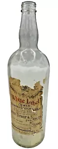 Vintage White Label Dewar's Blended Scotch Whiskey Large Empty Bottle 18 inches - Picture 1 of 11
