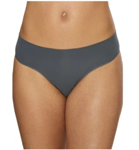DKNY Women's Grey Seamless Lightwear Thong Underwear Size XL - Picture 1 of 2