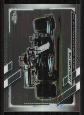 2021 Topps Chrome Formula 1 #96 Lewis Hamilton/F1 Cars - Image 1 of 2