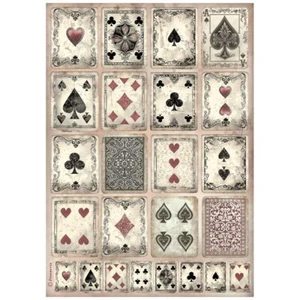 Stamperia A4 RICE PAPER - MASTER OF MAGIC - CARDS - Decoupage - Picture 1 of 1