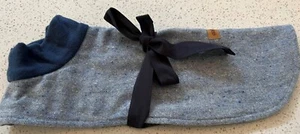 Italian Greyhound / Whippet / Greyhound coat, light blue fleck wool blend  - Bild 1 von 4