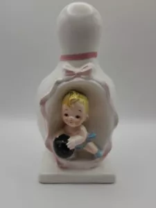 1960s Vintage Rare Bowling Baby Planter Flower Planter - Picture 1 of 11