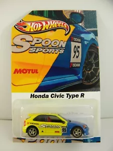 Hot Wheels Honda Civic TypeR Serie SPOON SPORTS Racing Real Riders Custom - Picture 1 of 6